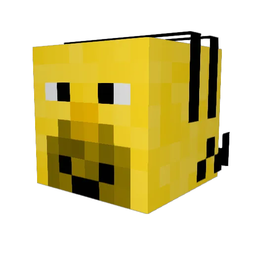 poopbut369 Minecraft avatar head, 3D render