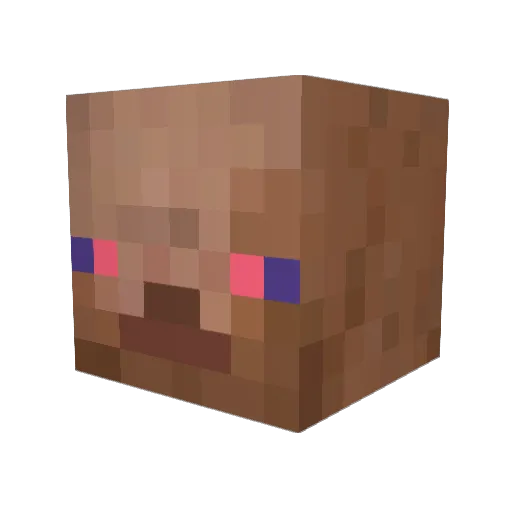 pooped_pants Minecraft avatar head, 3D render