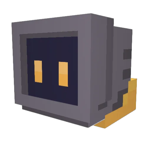 poopinfridge Minecraft avatar head, 3D render