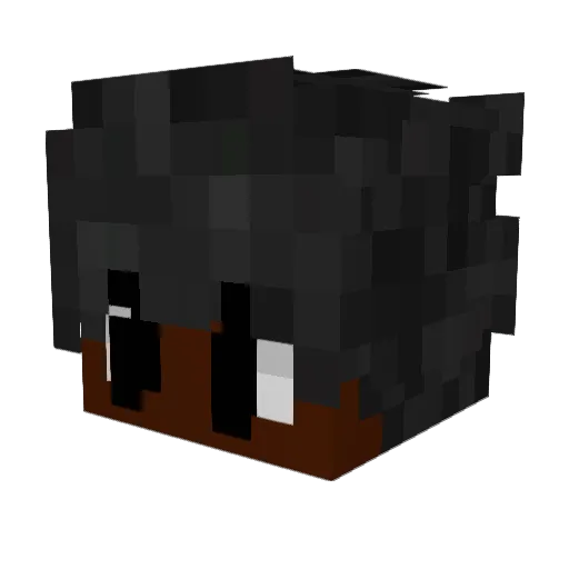 poopman68 Minecraft avatar head, 3D render