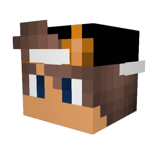 poopscoop0097 Minecraft avatar head, 3D render