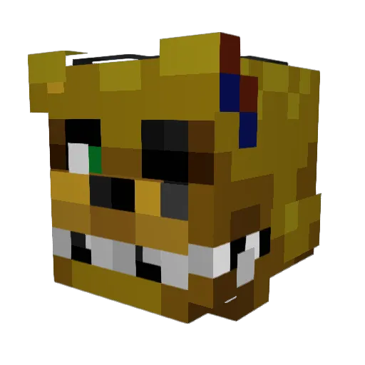 poopsik201108 Minecraft avatar head, 3D render