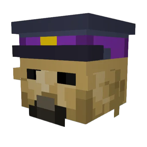 poopsoup1220 Minecraft avatar head, 3D render