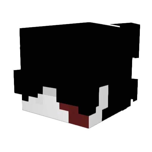 poopybenson Minecraft avatar head, 3D render