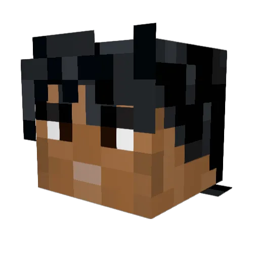 poopycereal123 Minecraft avatar head, 3D render