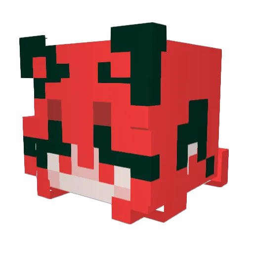 poorcatazure Minecraft avatar head, 3D render