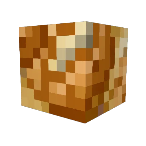 pootatoey Minecraft avatar head, 3D render