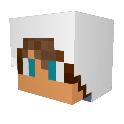 popdude78 Minecraft avatar head, 3D render