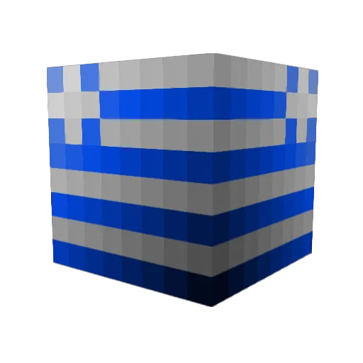 pophello Minecraft avatar head, 3D render