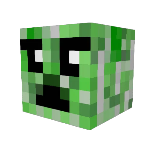popolik7 Minecraft avatar head, 3D render