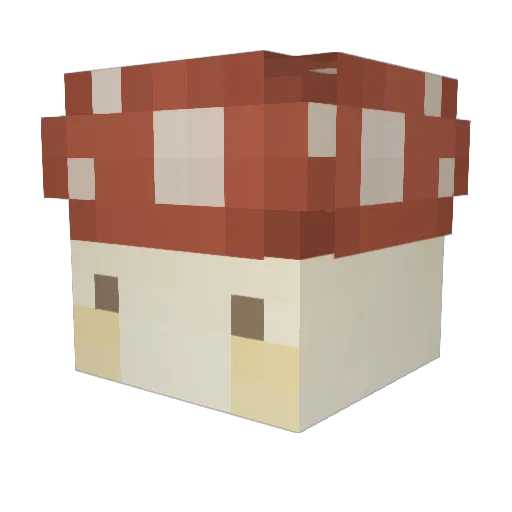poppet_hell Minecraft avatar head, 3D render