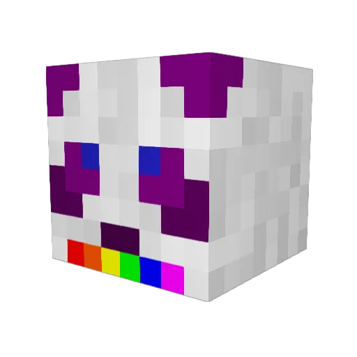 poppintops45 Minecraft avatar head, 3D render
