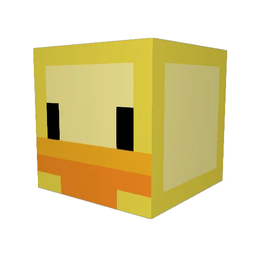 poppy0127 Minecraft avatar head, 3D render