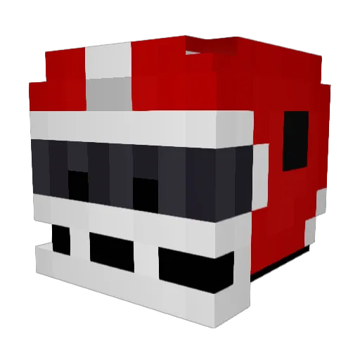 poprxcks Minecraft avatar head, 3D render