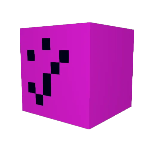 popsluck Minecraft avatar head, 3D render