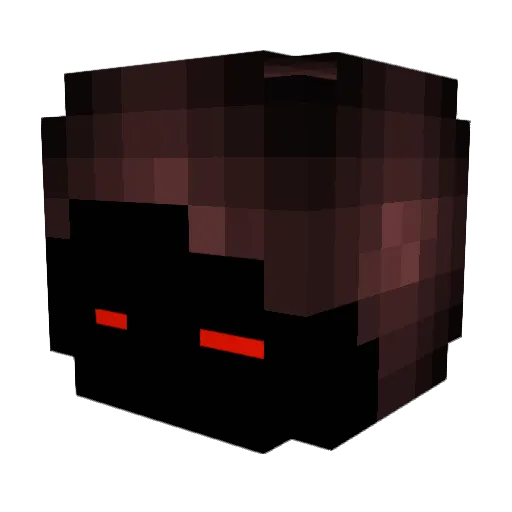 popsmit Minecraft avatar head, 3D render