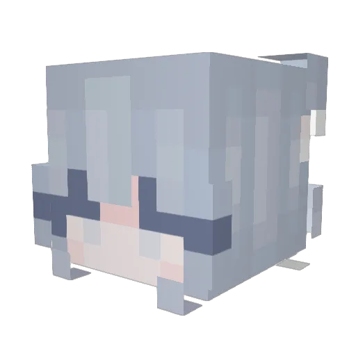 popsmoke5 Minecraft avatar head, 3D render