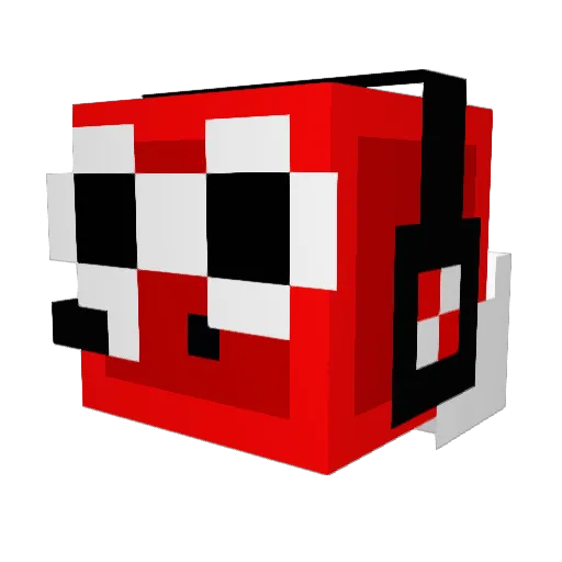 poptartsrgood Minecraft avatar head, 3D render