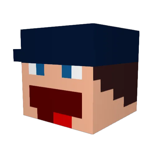 popularAidan Minecraft avatar head, 3D render