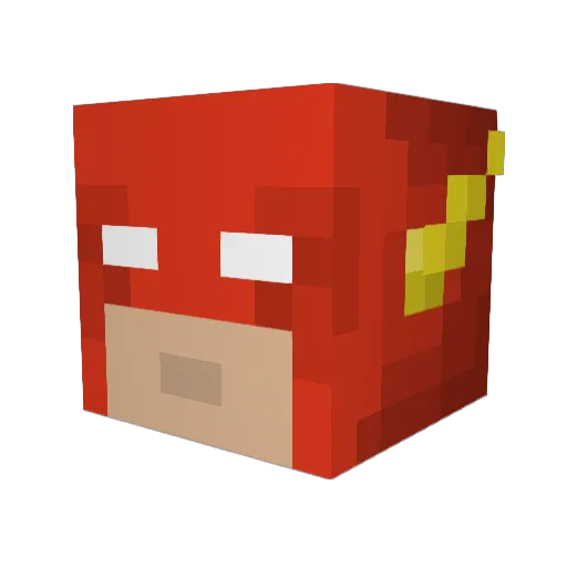 popularmos40 Minecraft avatar head, 3D render