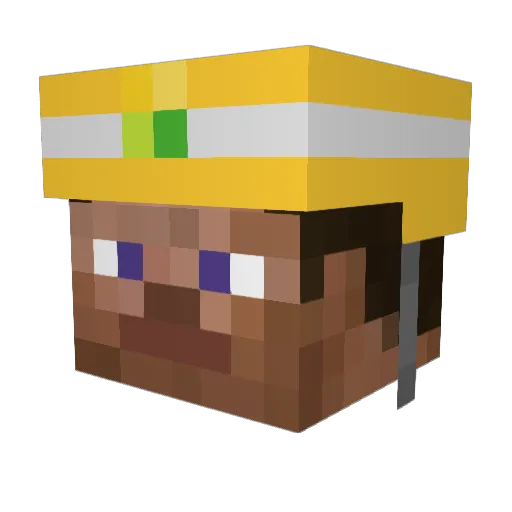 popy993 Minecraft avatar head, 3D render