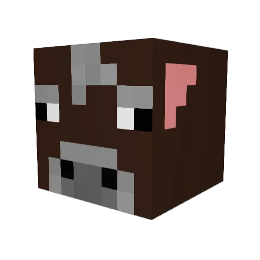 porkchop2006 Minecraft avatar head, 3D render