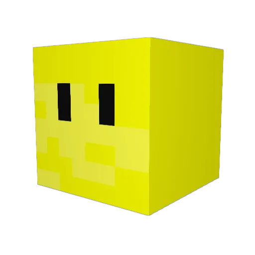 porkpine Minecraft avatar head, 3D render