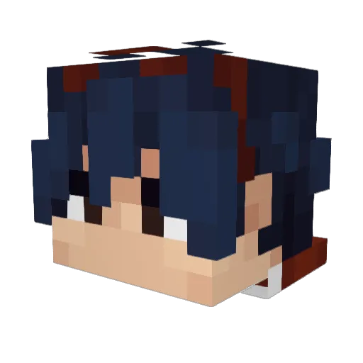 portaletb Minecraft avatar head, 3D render
