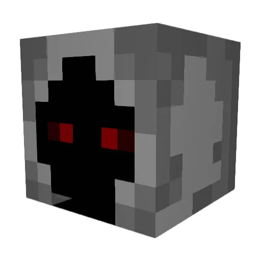 portalpower Minecraft avatar head, 3D render