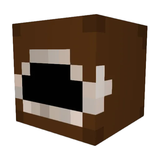 porykai Minecraft avatar head, 3D render