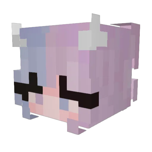 poseidonswake07 Minecraft avatar head, 3D render