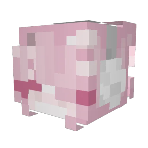 poselppa Minecraft avatar head, 3D render