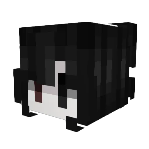 posessedbeauty Minecraft avatar head, 3D render