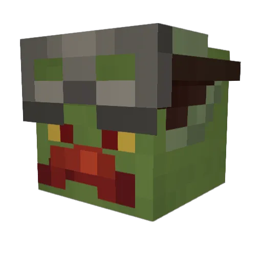 possessedgoblin8 Minecraft avatar head, 3D render