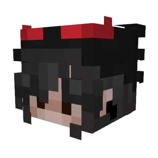 possumite Minecraft avatar head, 3D render