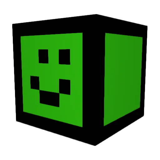 postercrew Minecraft avatar head, 3D render