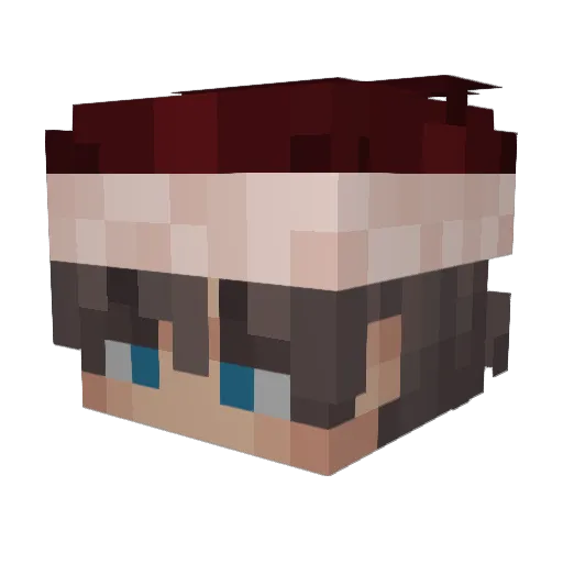 postermaker16 Minecraft avatar head, 3D render