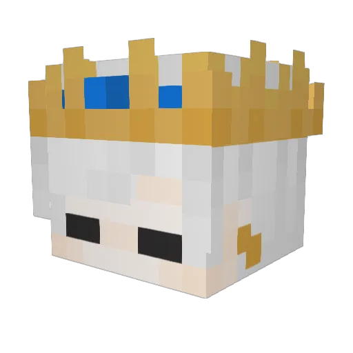 postupz Minecraft avatar head, 3D render