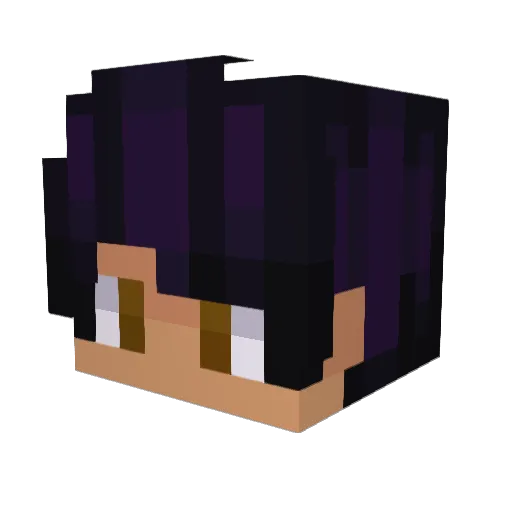 pot_atos Minecraft avatar head, 3D render