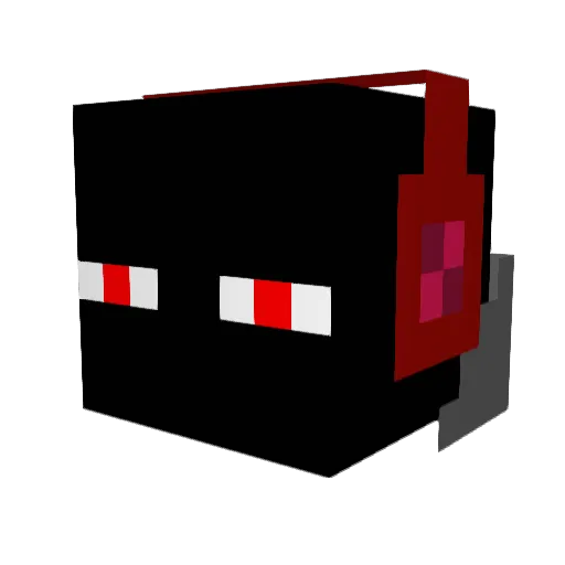 potate76 Minecraft avatar head, 3D render