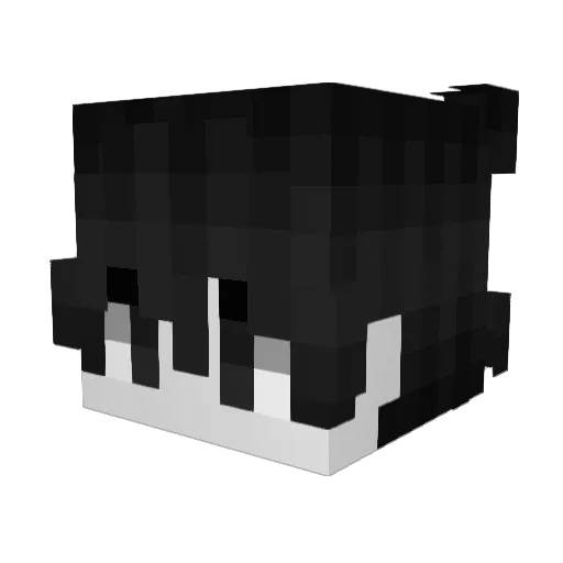 potation_man Minecraft avatar head, 3D render