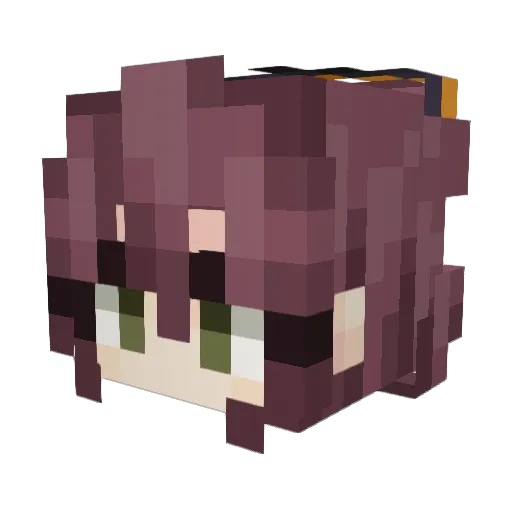 potatislord Minecraft avatar head, 3D render