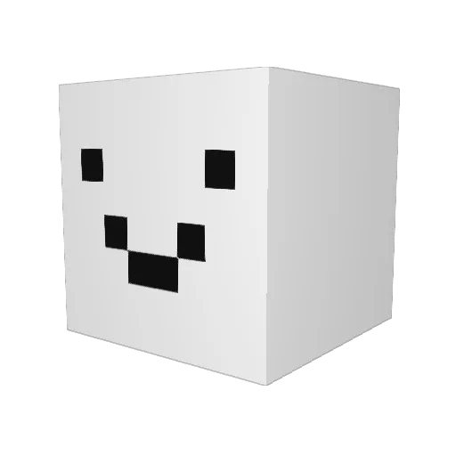 potato50911 Minecraft avatar head, 3D render