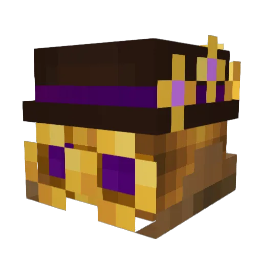 potatoEu Minecraft avatar head, 3D render