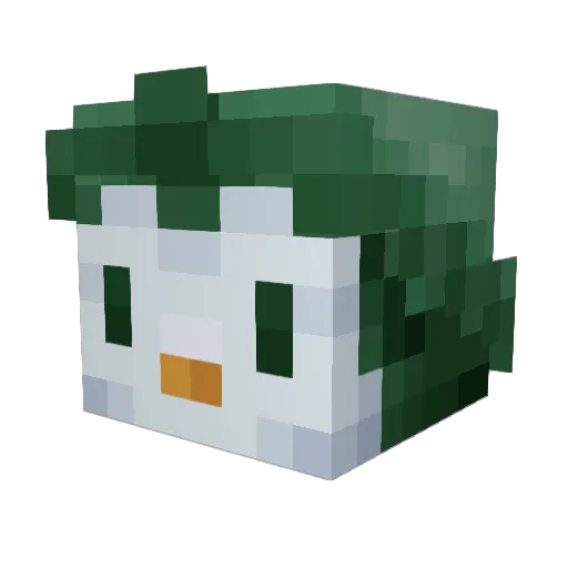 potato_bowmaster Minecraft avatar head, 3D render