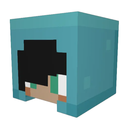 potato_boy11 Minecraft avatar head, 3D render