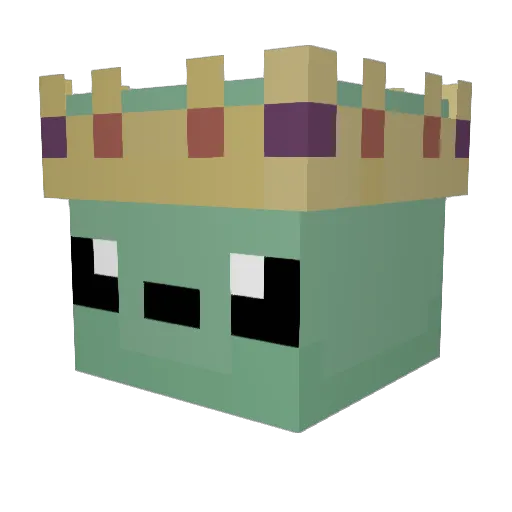 potato_danny Minecraft avatar head, 3D render