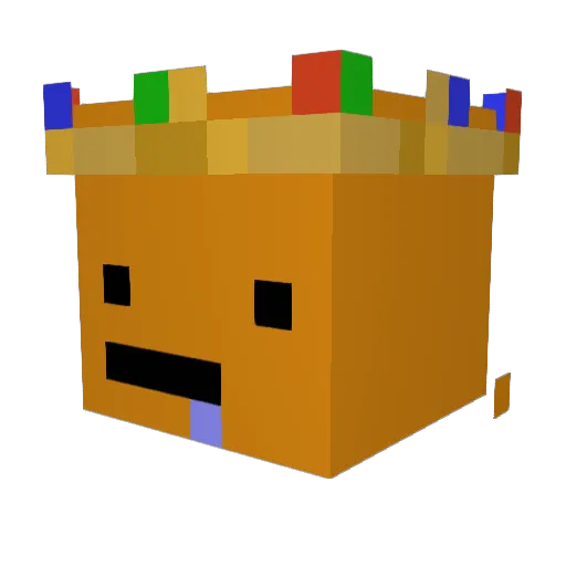 potato_man_2024 Minecraft avatar head, 3D render