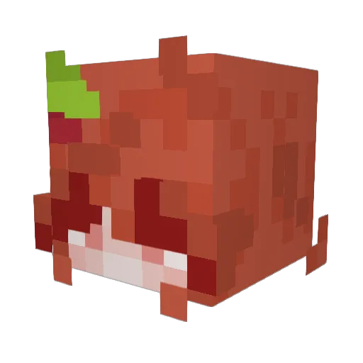 potato_nat Minecraft avatar head, 3D render