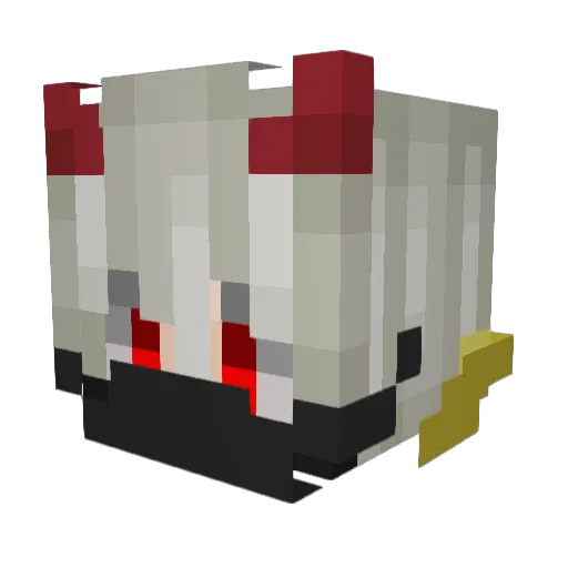 potato_zonmat Minecraft avatar head, 3D render
